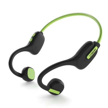 LOBKIN Kids Headphones,Wireless Open Ear Headphones,Waterproof with Mic for School,Home and Outdoor Activities for Boys Girls,Green