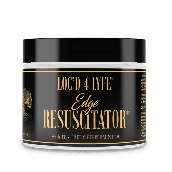 LOCD 4 LYFE Edge Resuscitator 4 oz | Hair Loss & Edge Restoration for Locs, Braids, Wigs & Styles | Strengthens, Revitalizes & Nourishes Edges