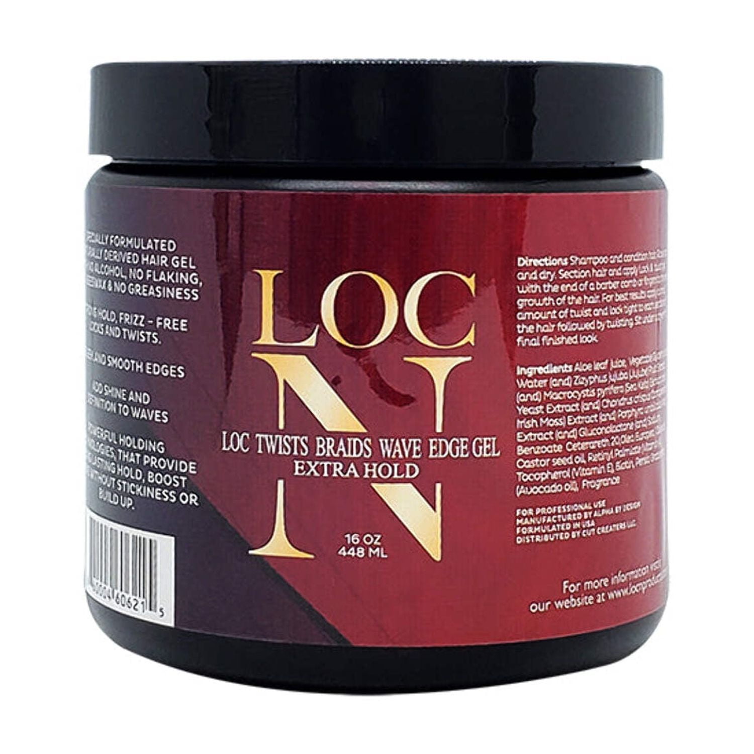 LOC 'N Twists, Braids Wave Edge Gel - Extra Hold