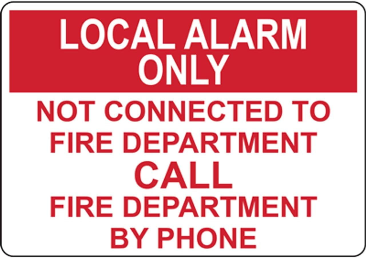 Retro Warnschild Security Alarm - Vintage Metallschild 30x20cm