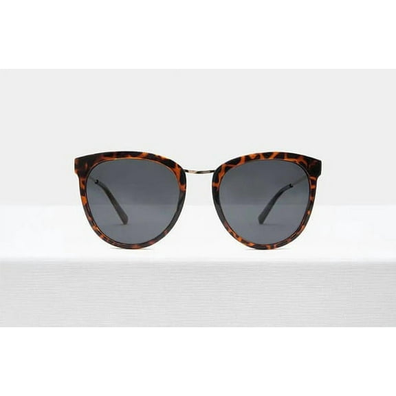 LOCAL SUPPLY ARENA POLARIZED SUNGLASSES DARK GREY LENS TORTOISESHELL FRAMES
