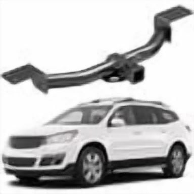Class 3 Trailer Hitch 2" Receiver For Traverse GMC Acadia Buick Enclave 2008-2017, 2009 - 2017 Chevrolet Traverse,2007 - 2009 Saturn Outlook