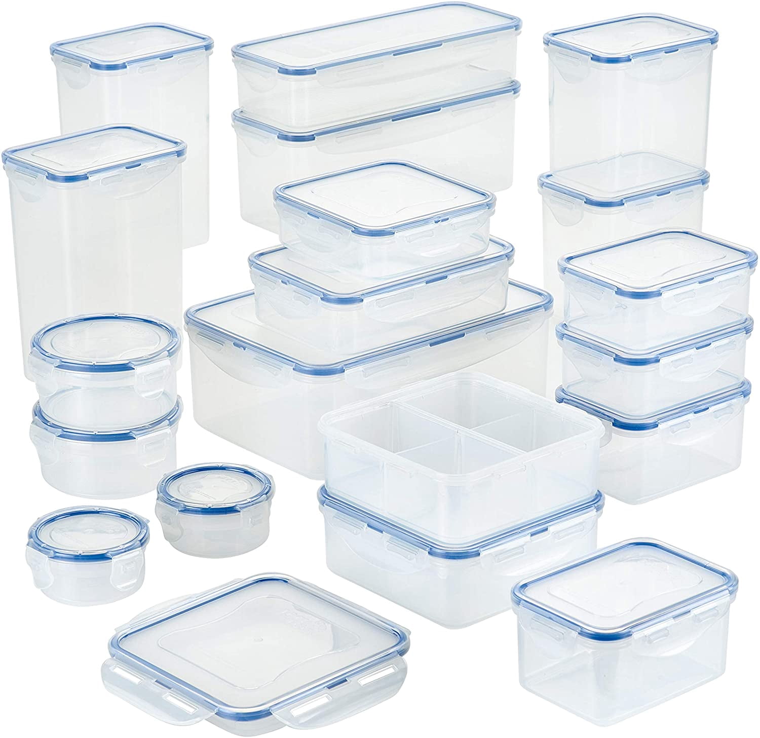 LOCK & LOCK Easy Essential Storage Set/Food Containers Airtight Bins ...
