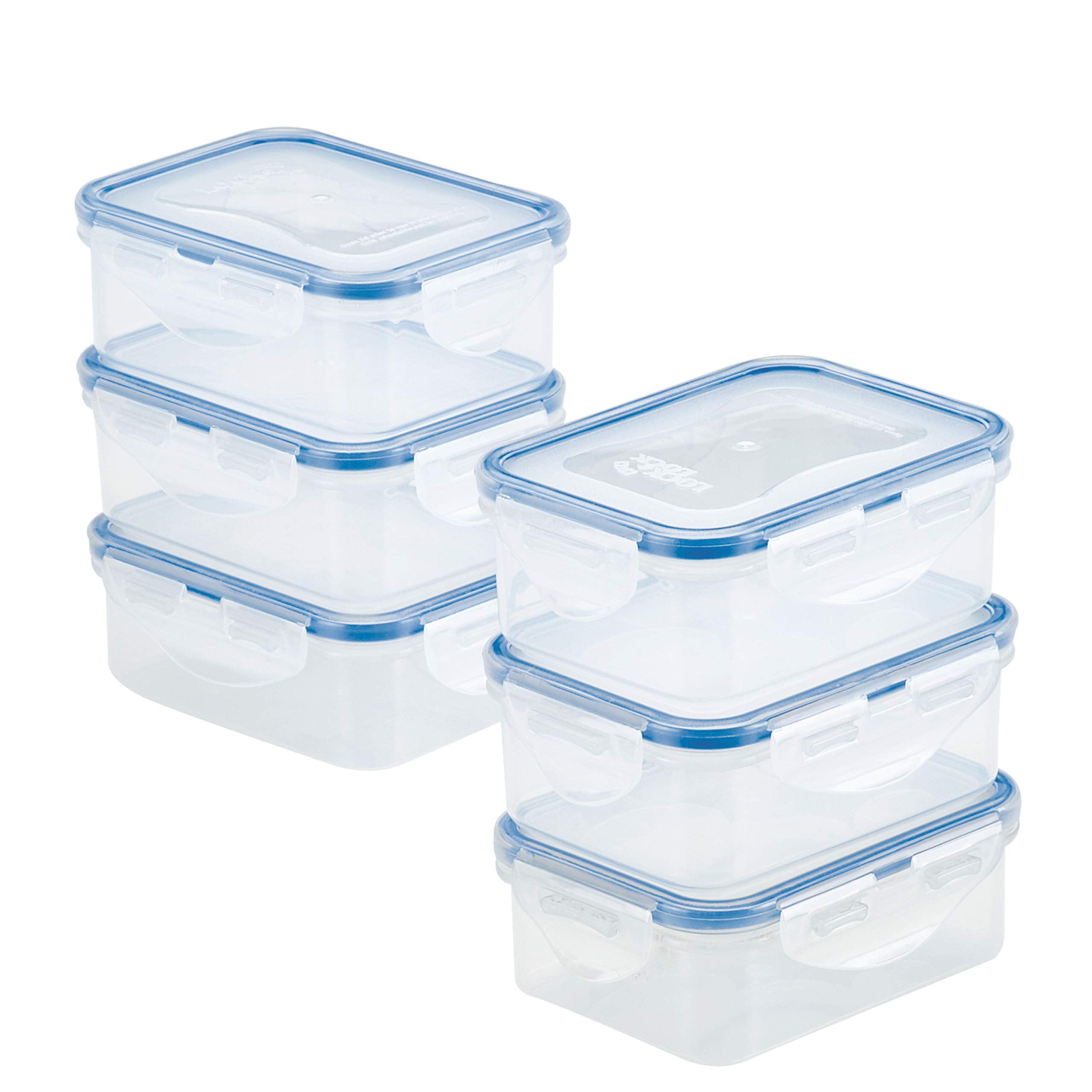 Small Food Container Lock LocknLock HPL806S6 Easy Essentials Food Storage Container/Bin Set - 11. ...