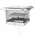 thumbnail image 1 of 13'' x 13'' Lock-Top II Chimney Cap-Damper 3/4'' Mesh, 1 of 1
