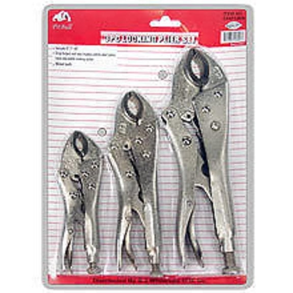 3 Pc Vice Pliers Locking Grip