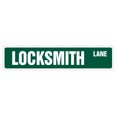 thumbnail image 1 of LOCKSMITH Street Sign lock smith keys locks 24 | Indoor/Outdoor |  30" Wide, 1 of 5