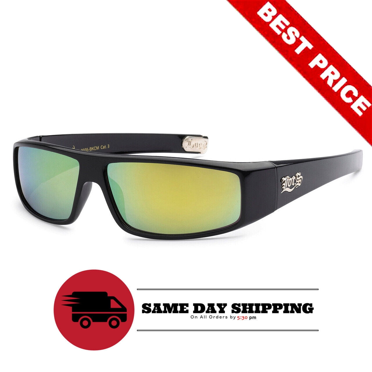 Amazon.com: Shiny Black Locs Old School Gangster Rapper Style Sunglasses  Square Frame : Clothing, Shoes & Jewelry