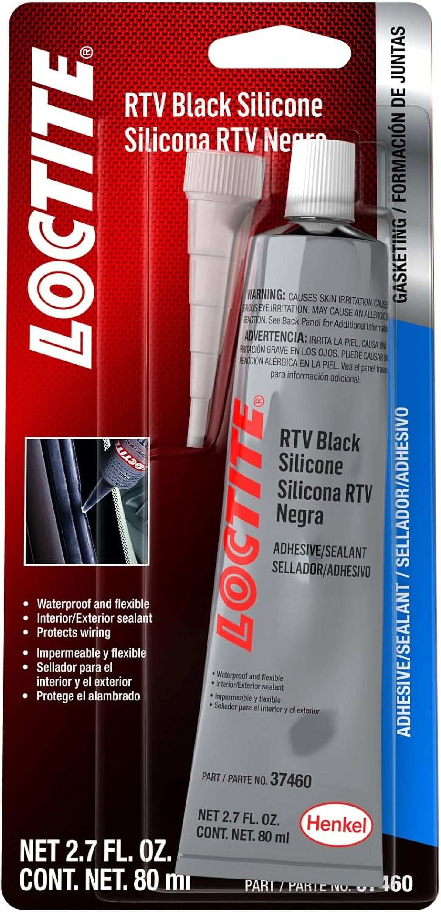 LOCTITE Black RTV Silicone Adhesive Sealant for Automotive General