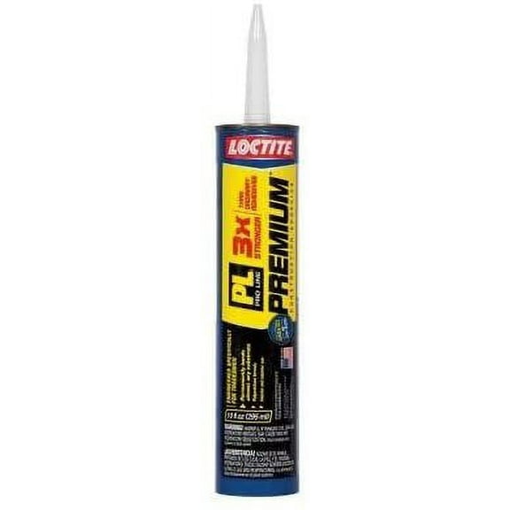 Loctite Construction Adhesive PL Premium Polyurethane - Waterproof - 10 OZ Tube