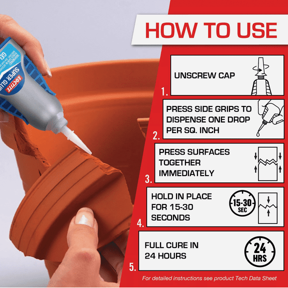 LOCTITE Super Glue Gel - Single Pack  Residential Use, Standard Application