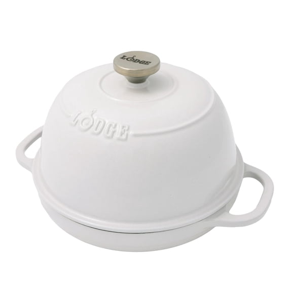 Lodge 9.5in Enamel Cast Iron Bread Oven, Oyster