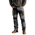 thumbnail image 1 of LODIENY Men Slim Fit Cargo Pants Abrasion Resistant Functional Outdoor Sweatpants Straight Leg Hiking Trousers with Multi Pockets Gray L, 1 of 5