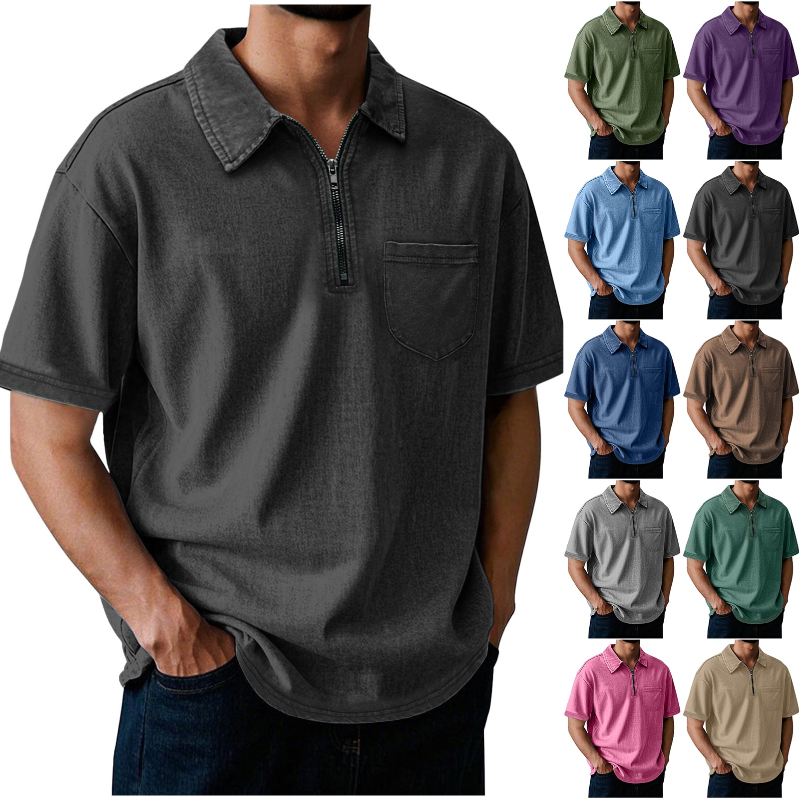 トップス STONE  19SS Cotton Jersey Polo-XL Sportcross QL Polo | MUNICIPAL