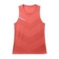 thumbnail image 1 of LODIENY Mens Workout Tank Tops Quick Dry Athletic Gym Muscle Fit Vest Breathable Mesh Sleeveless Crew Neck Running Training Shirts Orange M, 1 of 6