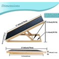 thumbnail image 1 of LOEFME Portable Dog & Cat Ramp Non-Slip Pet Folding Ramp Ladder for Car SUV Backseat & Bed Sofa, 1 of 7