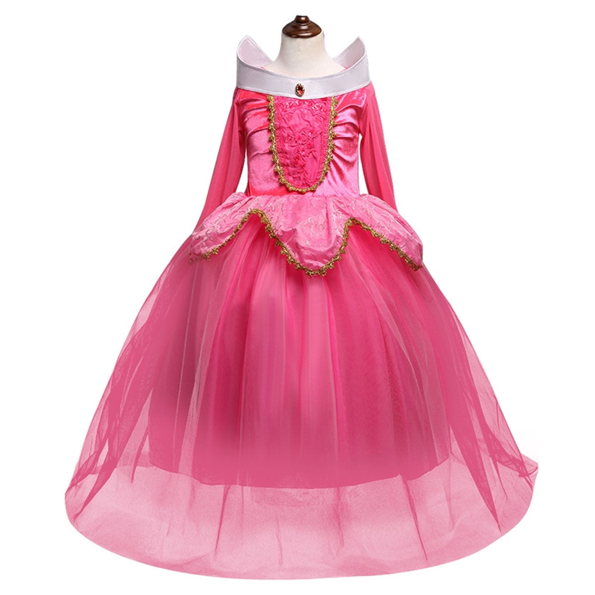 Princess Costume For Girls – Complete Dress-Up Set With Crown, Wand & Accessories For Halloween & Parties