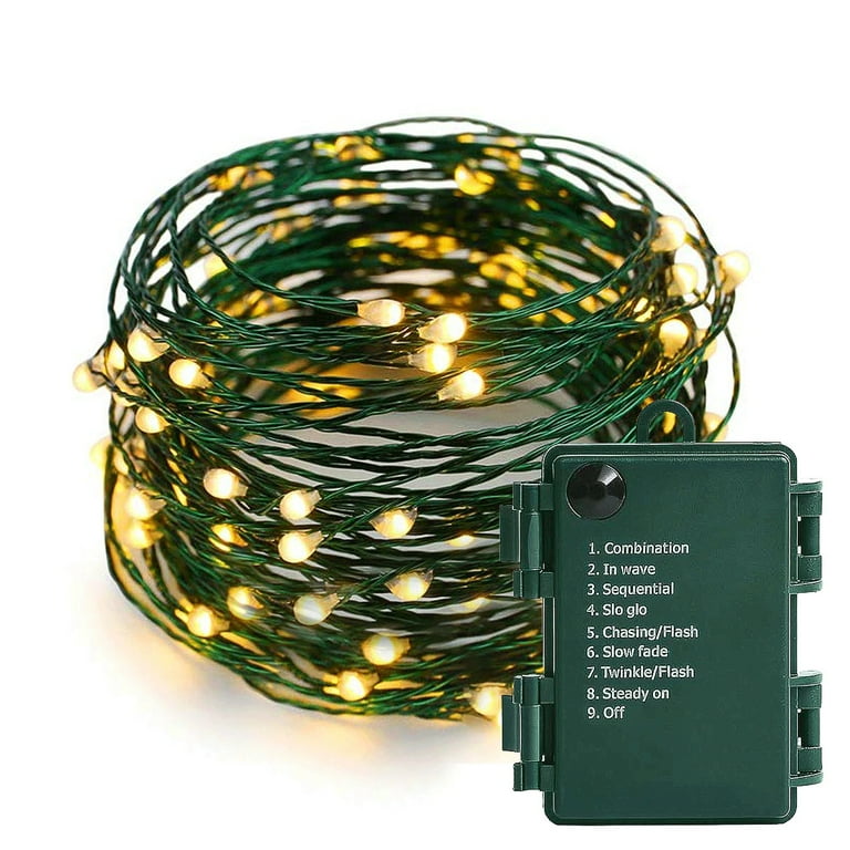 Christmas lights on battery deals
