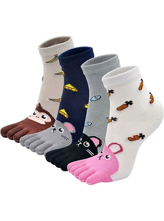 Women Toe Socks Fuzzy Toe Socks Winter Warm Toe Socks Five Toe Socks for  Girls Women