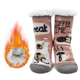 Zando Fuzzy Cozy Socks Cute Fuzzy Socks With Grippers for Women Long Fuzzy  Grippy Socks 