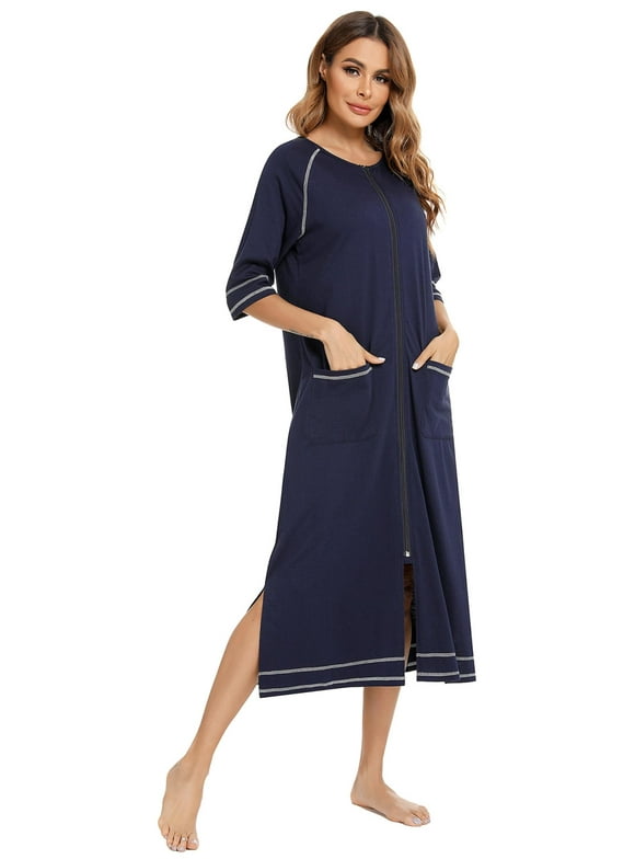 Zipper Robes Women