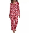 thumbnail image 1 of LOFT Women's Satin Notch Collar Pajama Set Rose Blush XL, 1 of 1