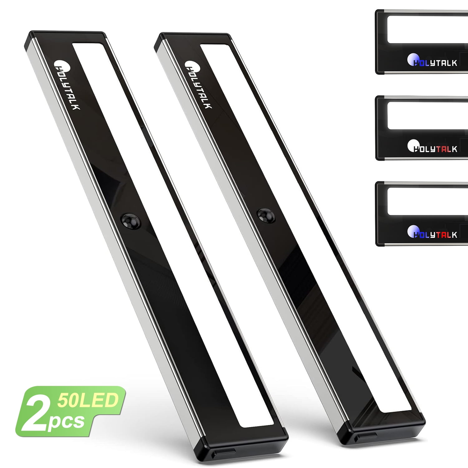 LOFTER 2 Pack Motion Sensor Under Lighting, 50 LED Closet Lights, Under