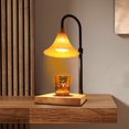 thumbnail image 1 of LOFTER-PRO Candle Warmer Lamp with Timer, Dimmable, Adjustable Height, Electric Top Down Melting for All Jar Candles, Home Decor Wax Melter Light, Includes 2 Halogen Bulbs, Flower, 1 of 8