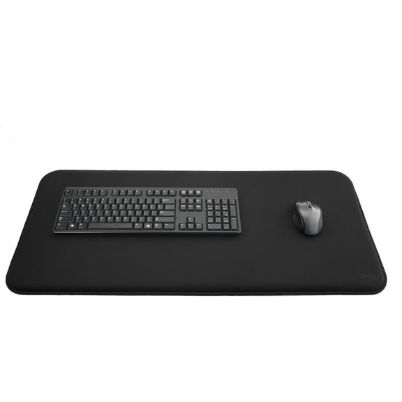 LOFTMAT The Full Desk Cushioned Desk Pad, 15" x 34" x 5/8", Black, 1534A