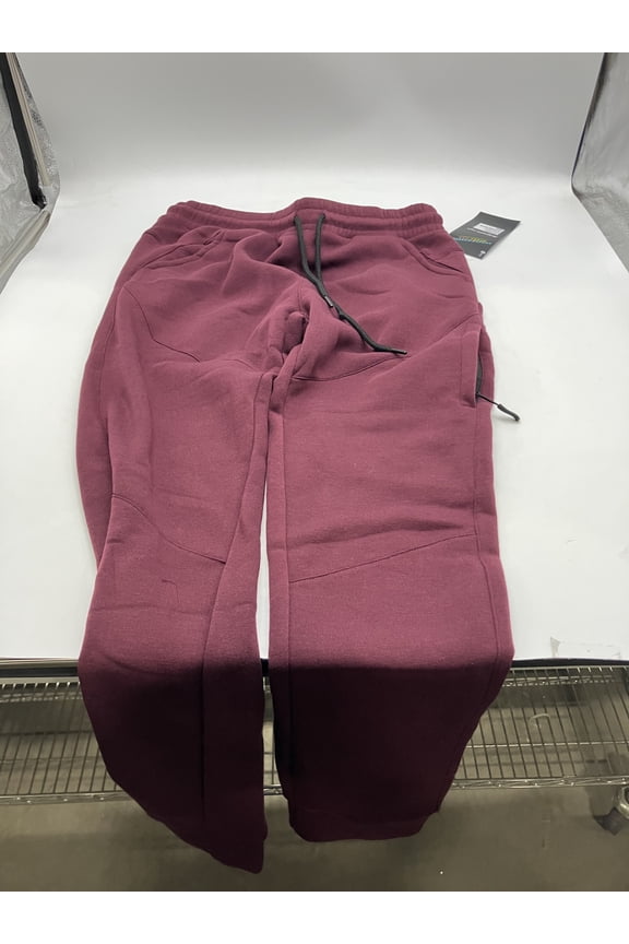 JOGGER PANTS 3 POCKETS - MEDIUM, WINE HEATHER, 211323