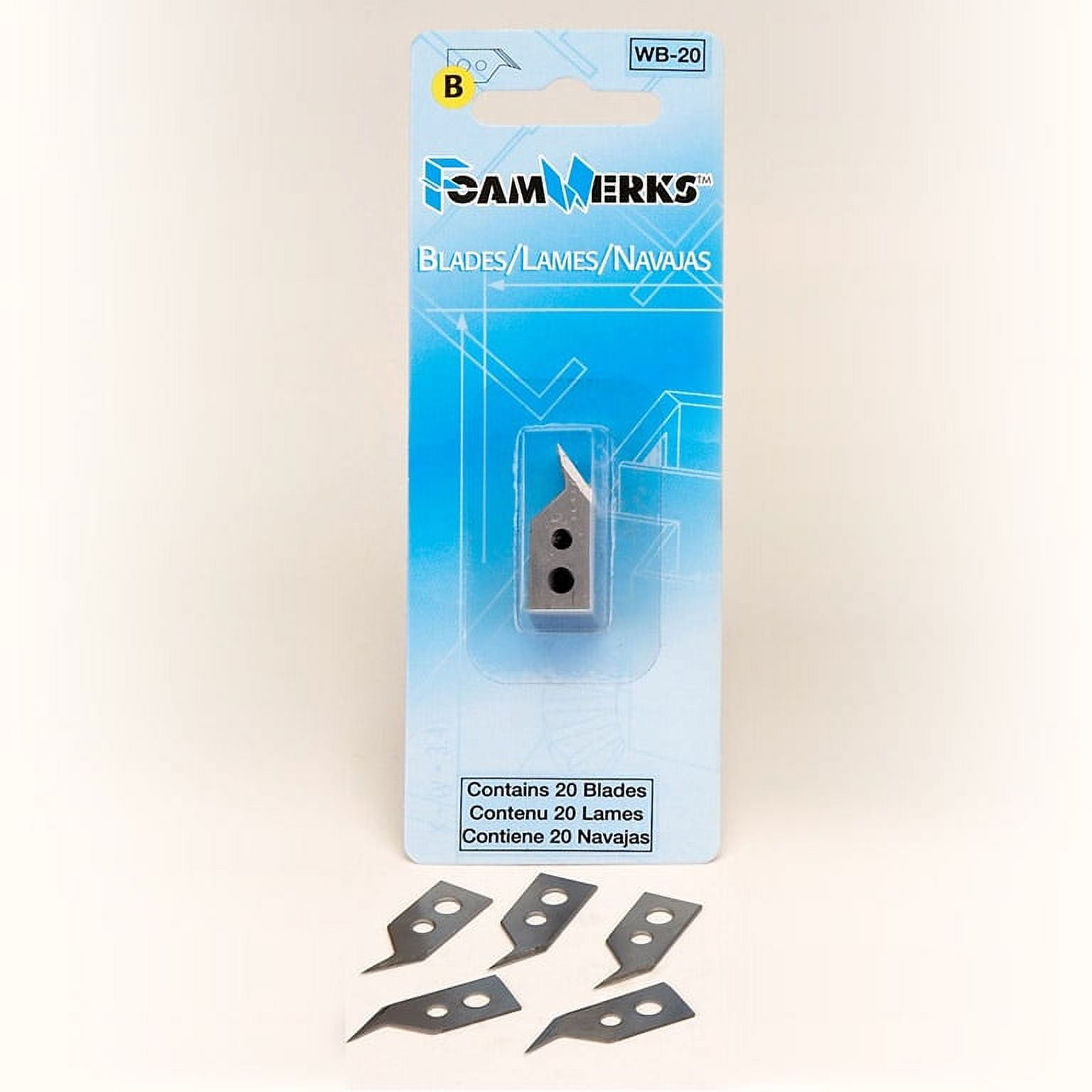 LOGAN FoamWerks "WB" Replacement Blades 20/Pack