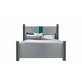 thumbnail image 1 of Logan Silver Wood King 5PC Bedroom Set with LED and Speakers, 1 of 2