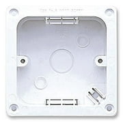 LOGIC PLUS - 1 Gang 45mm Flush Flanged Box, White