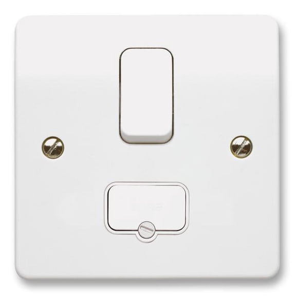 LOGIC PLUS - 13A 1 Gang Switched Fused Spur, Flush Mount