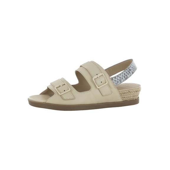 LOGO By Lori Goldstein Womens Heather Espadrille Sandals, Wild Mushroom, US 11