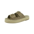 thumbnail image 1 of LOGO By Lori Goldstein Womens Lindsay Espadrille Sandal Shoes, Toffee, US 8.5, 1 of 3