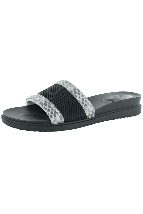 Womens Melanie Slide Sandal Shoes, Black, US 11