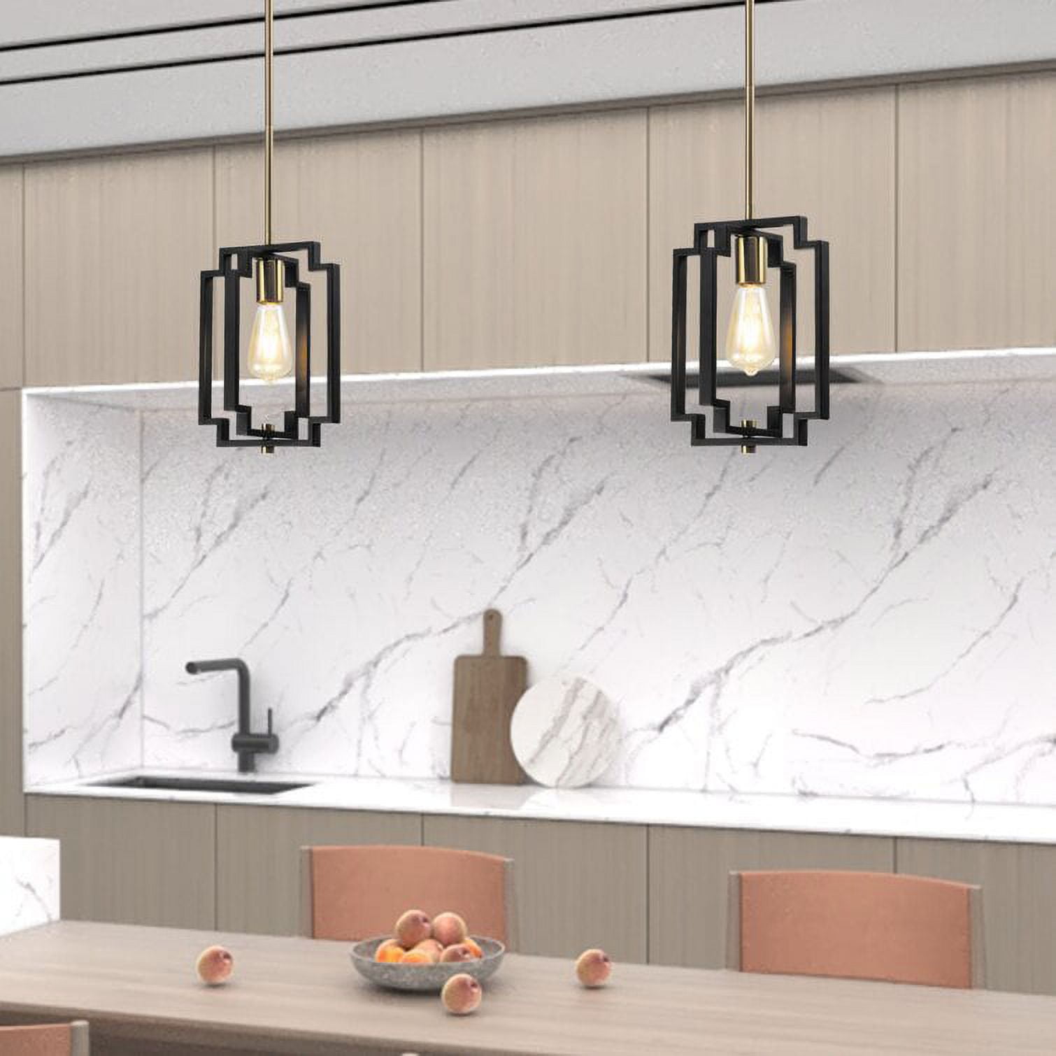 Black entryway 2024 light fixture