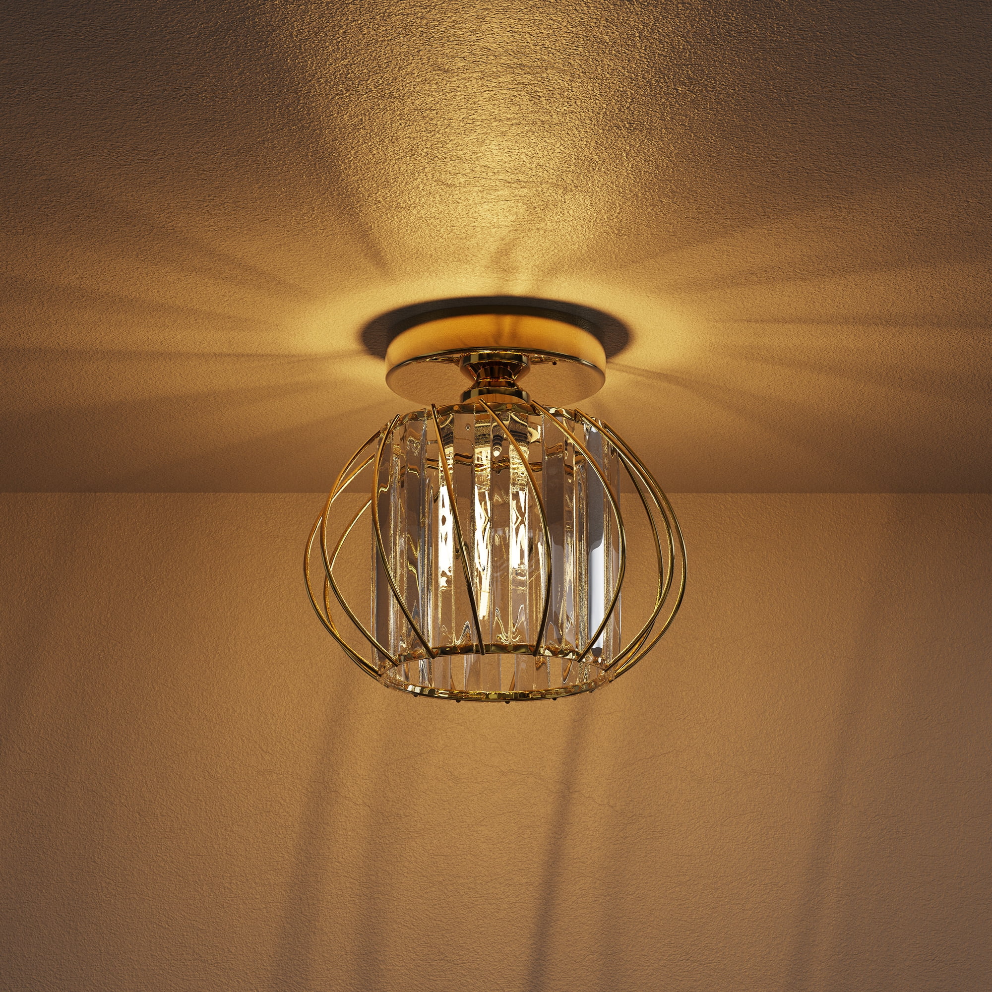 Tulip Shades To Cover Ceiling Lights Jadssox Natural Stone Ceiling Light  Nordic Glass Semi Flush Mount Ceiling Lamp Small Chandelier Hallway Lighting  Fixture Modern Ceiling Lights For Floral Light Fixture, image size:2000x2000