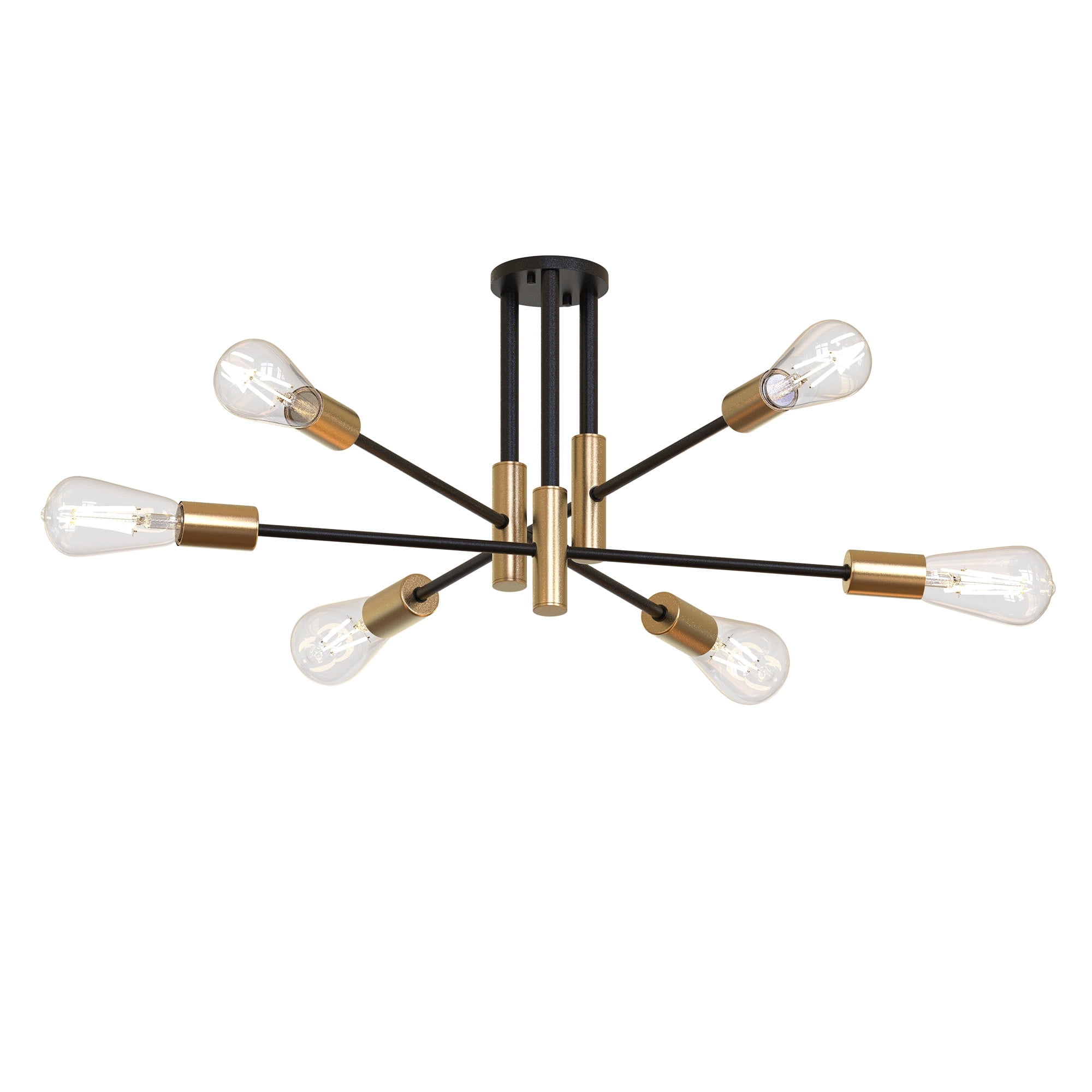 KIGHSIN 8-Light Modern Sputnik Chandelier, Mid-Century KIGHSIN 8-Light Modern Sputnik Chandelier, Mid-Century