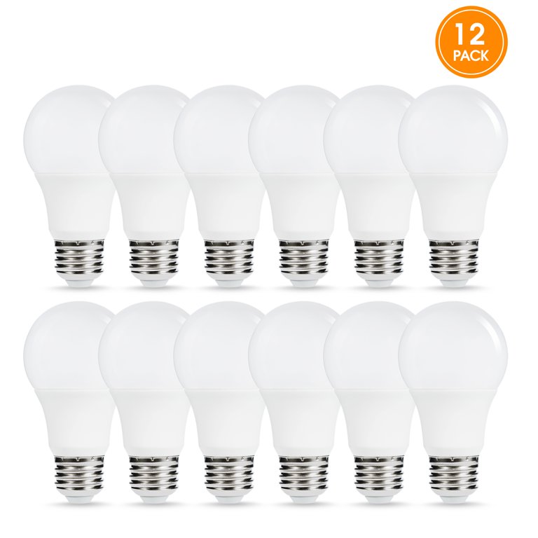 LOHAS Dusk to Dawn Sensor Light Bulbs LED A19 500 Lumens, Outdoor Porch  Lights, 60 Watt Equivalent,5000K Daylight Security Bulb(Auto on/Off), E26  