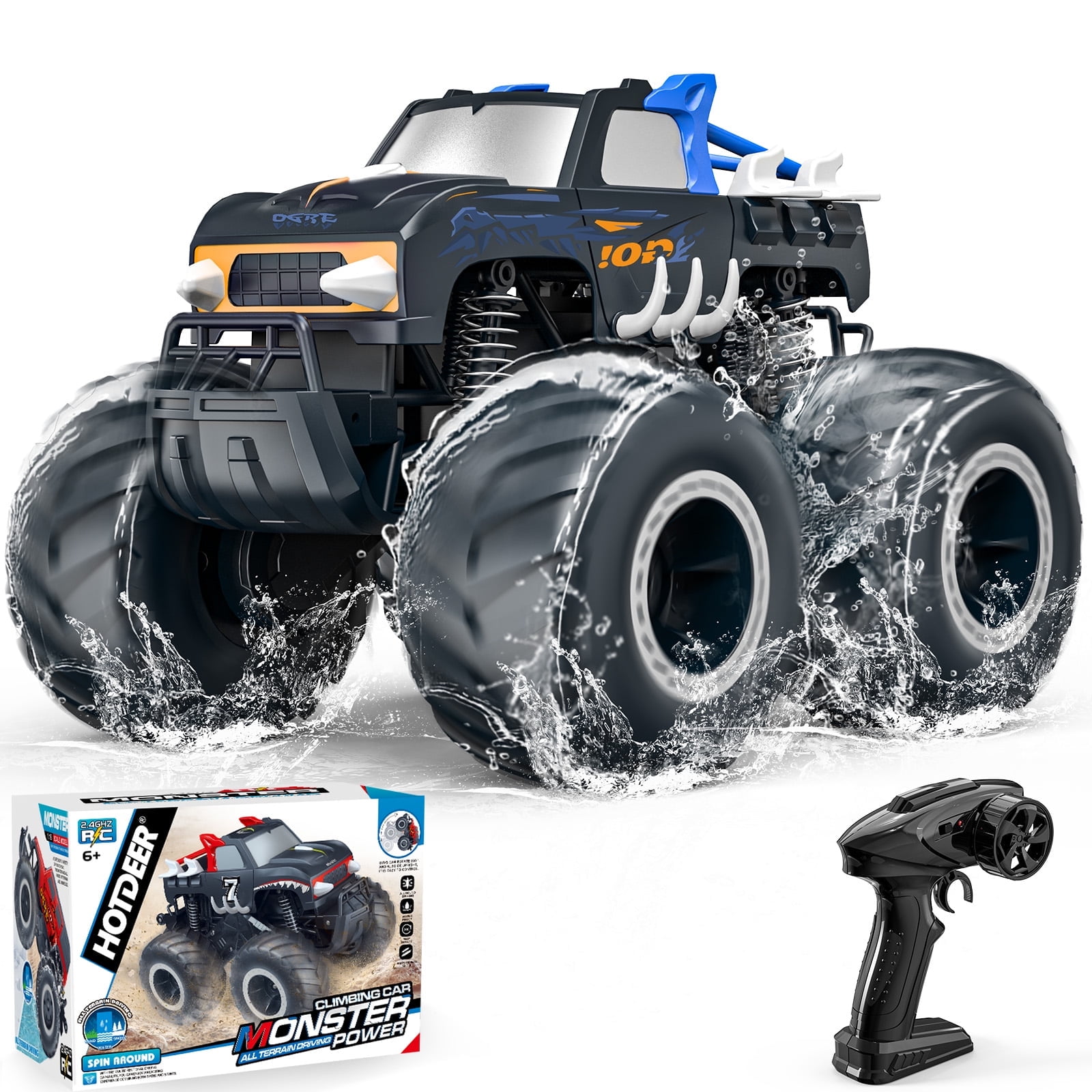 Walmart discounts of Walmart Black Friday Deals 2025 - Loheer 1:16 Waterproof RC Monster Truck, 4WD Remote Controlled Car for Kids and Adults