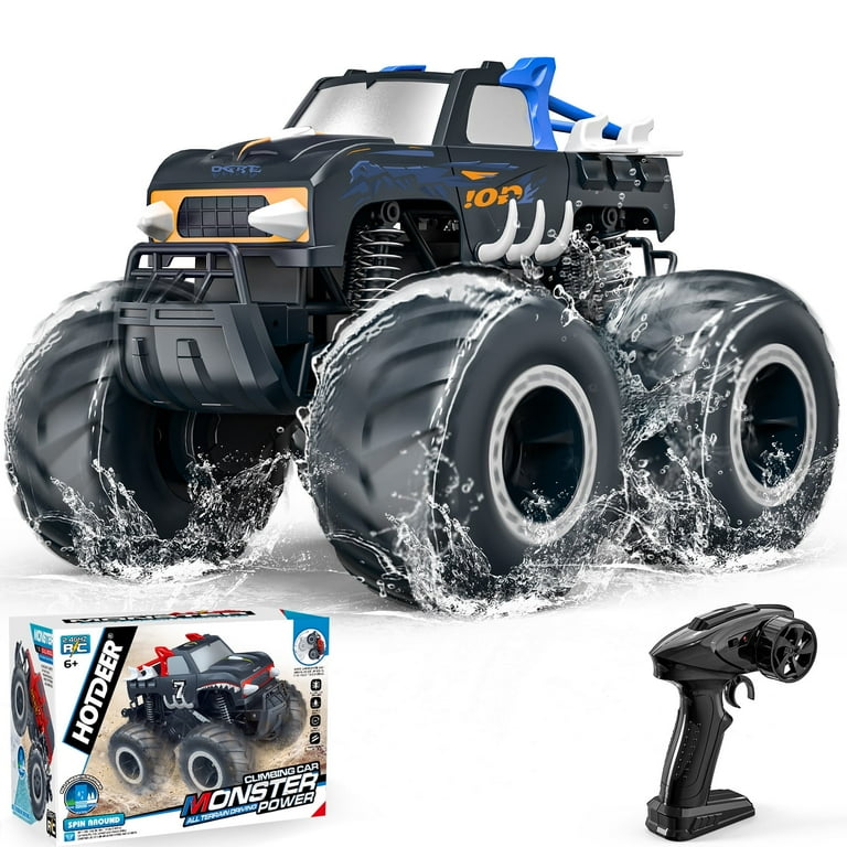 Loheer 1:16 Waterproof RC Monster Truck, 4WD Remote Controlled Car
