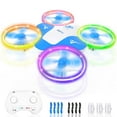thumbnail image 1 of Loheer Mini Drone for Kids, LED RC Drone with 360 Flips, Small RC Quadcopter Flying Toy for Kids, Blue, 1 of 8