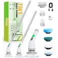 thumbnail interactive-video image 1 of LOHEER Electric Spin Scrubber, Cordless Bathroom Scrubber Cleaning Brush for Floor, Bathtub, Kitchen, 1 of 9
