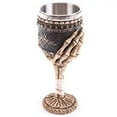 thumbnail image 1 of LOHOME® Skeleton Ossuary Goblet, Decorative Ossuary Style Skull Skeletal Wine Drinking Goblet Bones Skull Shot Glasses Armor Cup (1, Style 2), 1 of 3