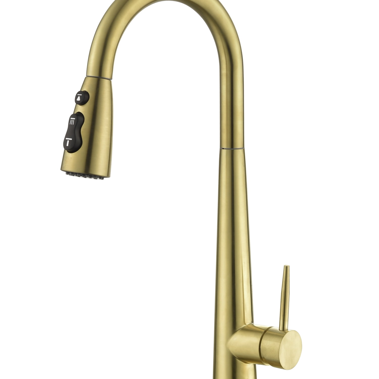 LOIJHYTR Gold Kitchen Faucets with Pull Down Sprayer Kitchen Sink ...