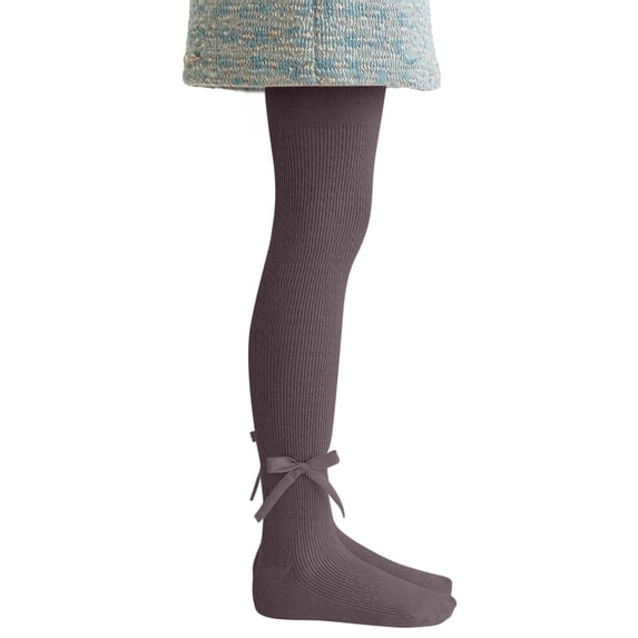 LOINRODI Girls 3D Cherry Ribbed Tights Stretchy Warm Ventilate Soft Party Kids Hosier Purple 6-12 Months