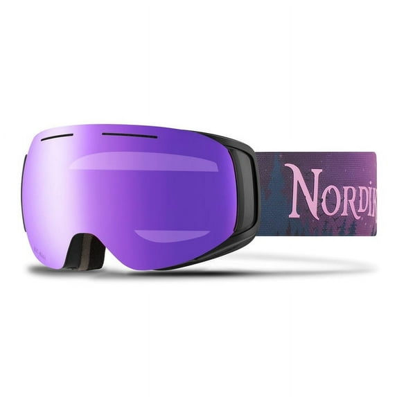LOKI Magnetic Diamant™ Anti-Fog Vented Purple Ski Goggles - Bonus Lenses