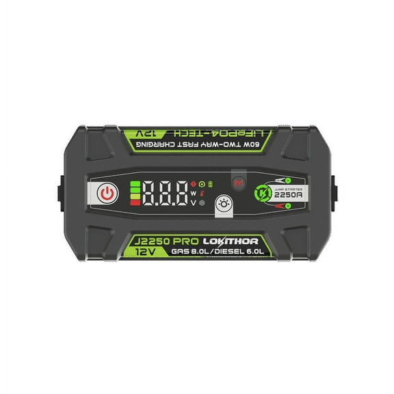 LOKITHOR J2250 PRO Jump Starter with LiFePO4 Safety Battery 2250Amp